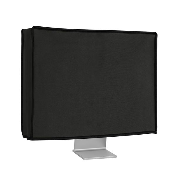 kwmobile Neopren Hülle kompatibel mit 24-26" Monitor - Schutzhülle Staubschutz Abdeckhaube für PC Bildschirm - Computer Screen Cover Staubhaube Haube in Grau