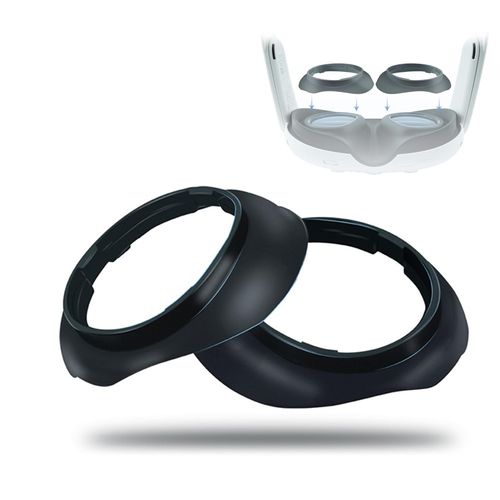 Protective Glasses for Meta Quest 3 VR Lens Protector Accessories Anti-Scratch Ring to Protect Headset Lens and Myopia Glasses from Scratching Replacement Shortsighted Lens Frames