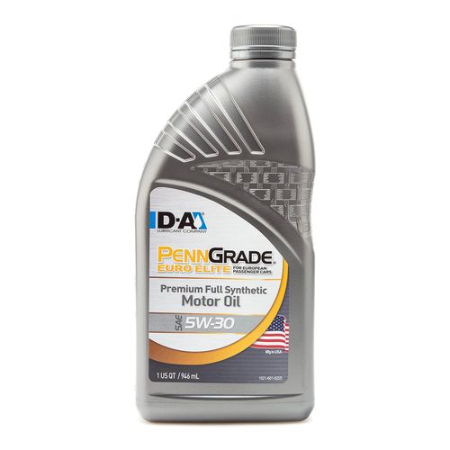 PENN GRADE 61356, Euro Elite Full Synthetic Motor Oil SAE 5W-30, 1 Quart (Pack of 2)