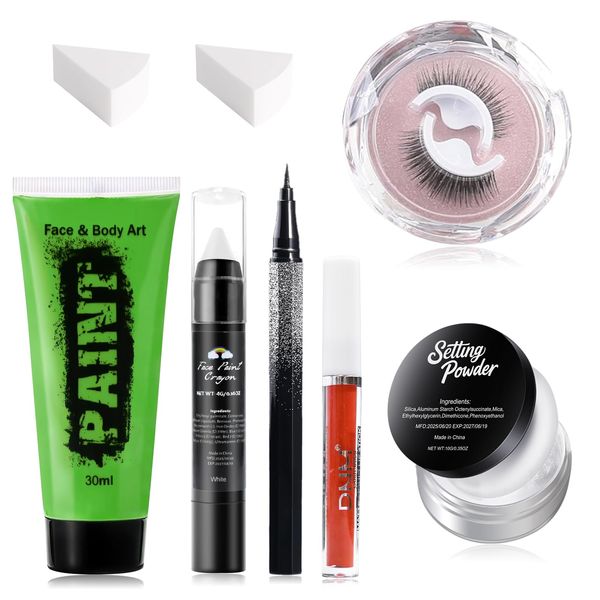 Green Face Paint Kit