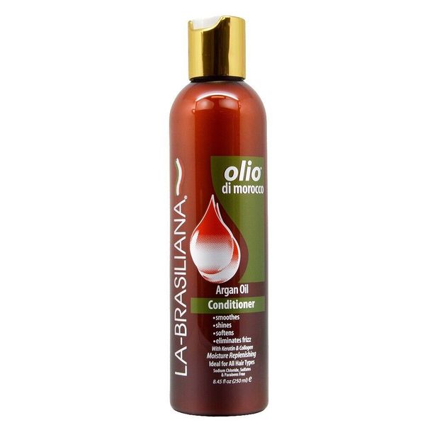 La Brasiliana Olio Argan Oil Conditioner 8.45oz w/Free Nail File