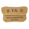 US WW2 Canvas Shotgun Shell Ammunition Pouch Marked JT&L 1942