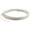 electrosmart 10 Meter White Flat 2X Solid Core Flexible Door Bell Wire - Ideal for Door Bells Intercom Phone Entry Systems etc