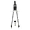 Idena 20062 – Quick Adjustment Compass in Case, Includes Refills in Protective Case, Silver/Black, 1 Case