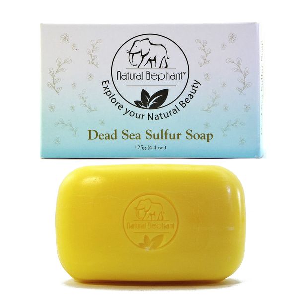 Natural Elephant Dead Sea Sulfur Soap 4.4 oz (125 g)