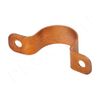 PROCURU 1-Inch Copper Pipe Strap, Two-Hole Clamp Mount (1", 10-Pack)