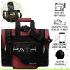 Pyramid Path Pro Deluxe Single Tote - Black/Burgundy