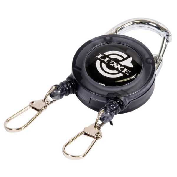 Gamakatsu LE111-1 Pin On Reel Double Type Key Reel, Carabiner Reel, Reel Keychain