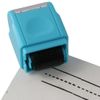 Risedot Handwriting Lines Stamp,Blue Self-Inking Line Rolling Stamps for Home
