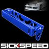 LICENSE PLATE TILT RELOCATION BRACKET FRONT BUMPER BILLET MOUNT HOLDER BLUE P2