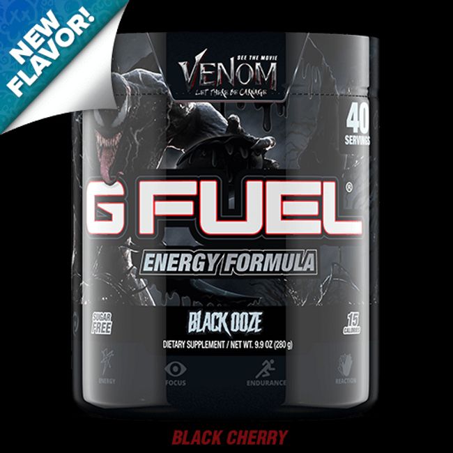  G Fuel Venom Elite Energy Powder, 9.9 oz (40 Servings