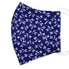 Washable! Japanese pattern, Tenugui mask, Dragonfly (Navy), Children's sizes