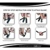 100 BLADES + Facón Professional Traditional Straight Edge Barber Razor - Salon Quality Cut Throat Shavette