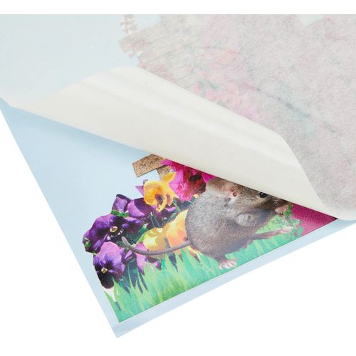 60 Second Makeover Limited Full Colour Purple Fairy Pixie Door Wall Sticker Decal Foxgloves Hedgehog Mouse