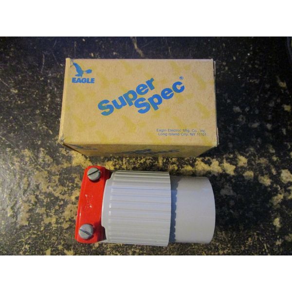 NEW Eagle Super Spec L11-20C 3 Pole 3 Wire Locking Connector 20A 250V USA BOX
