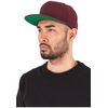 Yupoong Unisex Classic Snapback Cap Kappe, maroon, Einheitsgröße