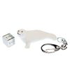 Miniblings Baby Seal Key Ring Chain White