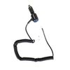 DCPOWER Coiled/Curled Power Cord with Two-Port Replacement for Escort MAXcam 360c Complete Driver Alert System