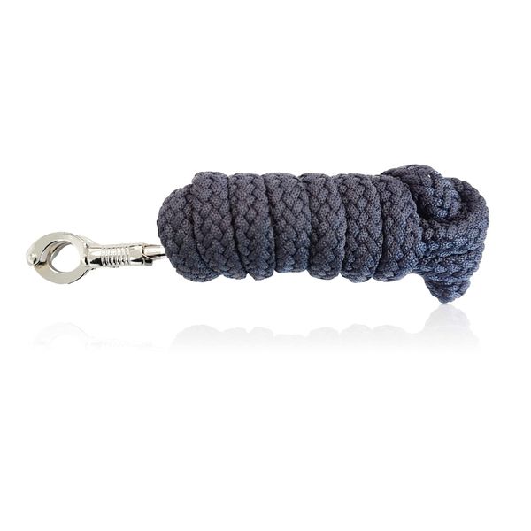Führstrick Pferd Anbindestrick für Pferde mit stabilem Panikhaken Länge 2m viele Farben (Navy Blau)