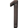 4 In. Old World Bronze House Number 1