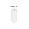 Rebower Screw Thread Protector Cover Rubber End Caps, [for Screw, Bolt] - 3/16" ID/White/50 Pcs