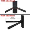 VideoSecu MDVD02 DVD DVR VCR Wall Mount Bracket DDS Receiver Cable Box Wall Holder with Adjustable Arm BV1