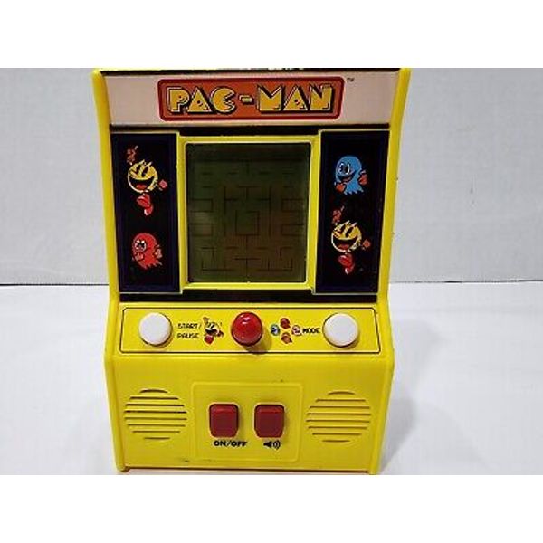 6" PAC-MAN Mini Arcade Handheld Video Game Bandai Namco Toy. Tested.