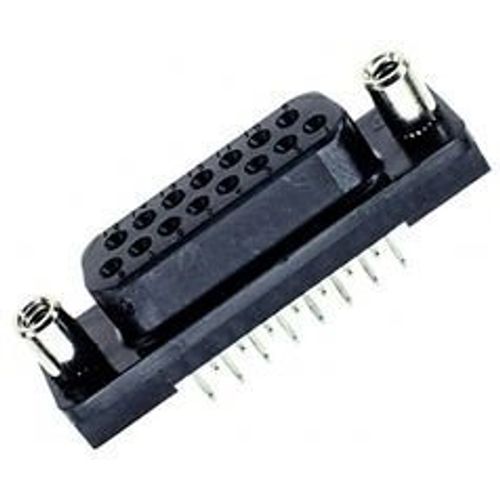 AMP 5745077-6 Solder, DA, D SUB Connector, Receptacle, DB15, 15 Contacts, Plastic Body