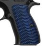 G10 Grips for CZ 75 Compact, OPS Texture, Blue/Black, Cool Hand Brand