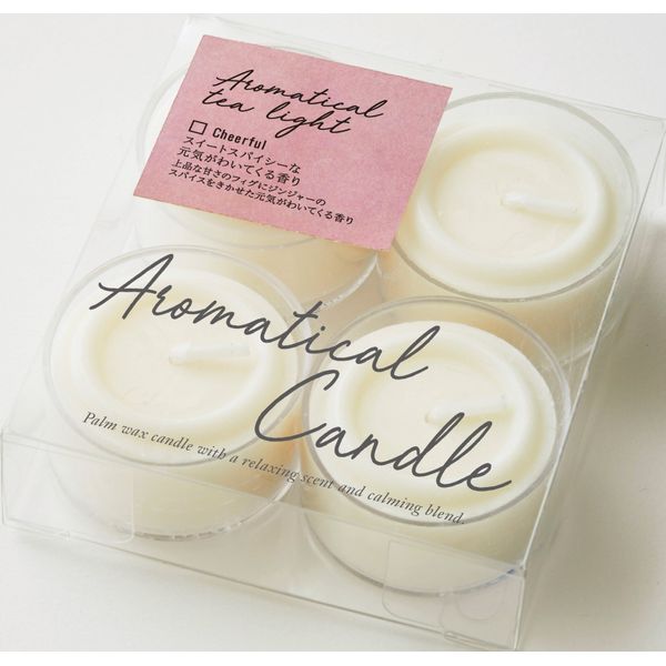 Kameyama Aromatic Tea Light Pack of 4 Cheerful
