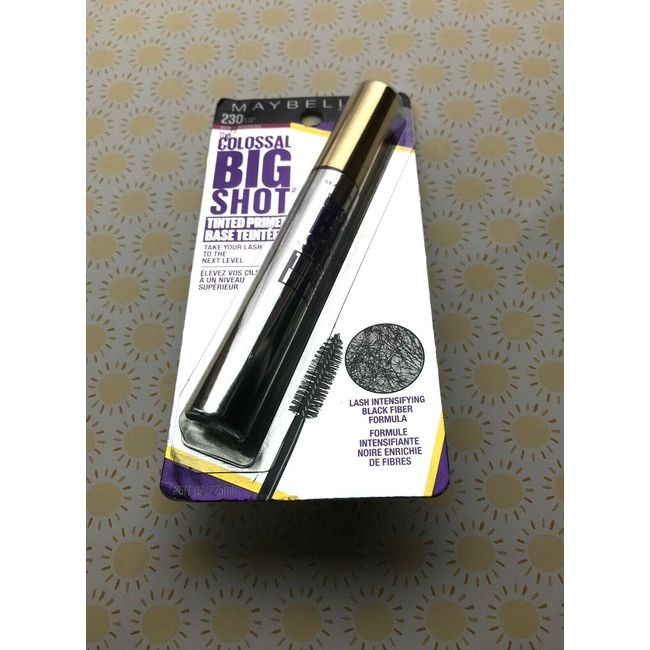 NEW  Maybelline The Colossal Big Shot Tinted Primer, 230 Black