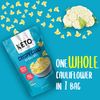 Cauliflower Chips Keto bites cauliflower thins Variety Pack 4 Pack healthy vegetable chips & crisps gluten free cauliflower bites snacks, ketogenic diet friendly, mediterranean, vegan, paleo
