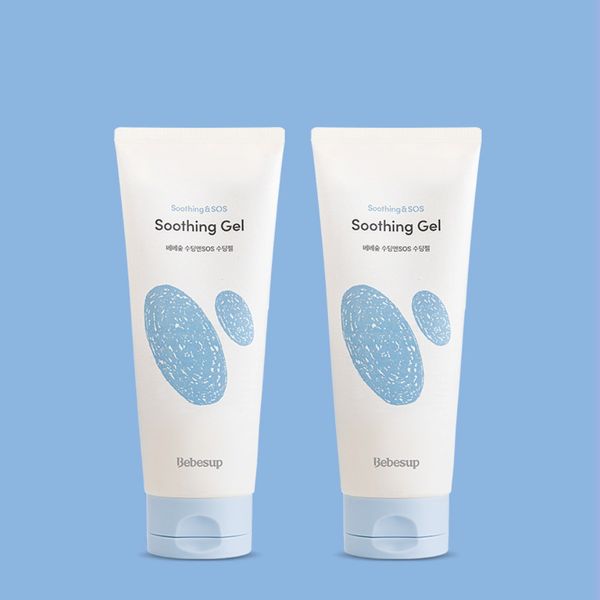 Bebesup Baby Soothing Gel 200ml 1+1 Duo Set Newborn Infant Baby Face Sensitive Dryness Soothing Cooling