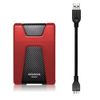 ADATA HD650 - 1TB External Hard Drive with USB 3.2 Gen.1 Red