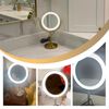 Verplexter 120V Lighting Makeup Mirror Bulb Replacement, E12 Candle Holder Base T20 Bulb, 2 Transparent 2 Blue