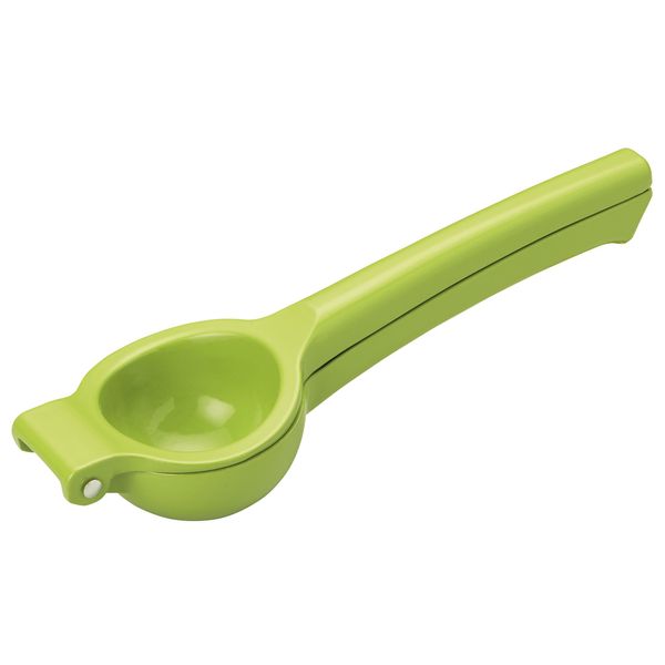 KitchenCraft Healthy Eating Handheld Lime Squeezer / Citrus Juicer, Green, 4 x 6.3 x 20 cm