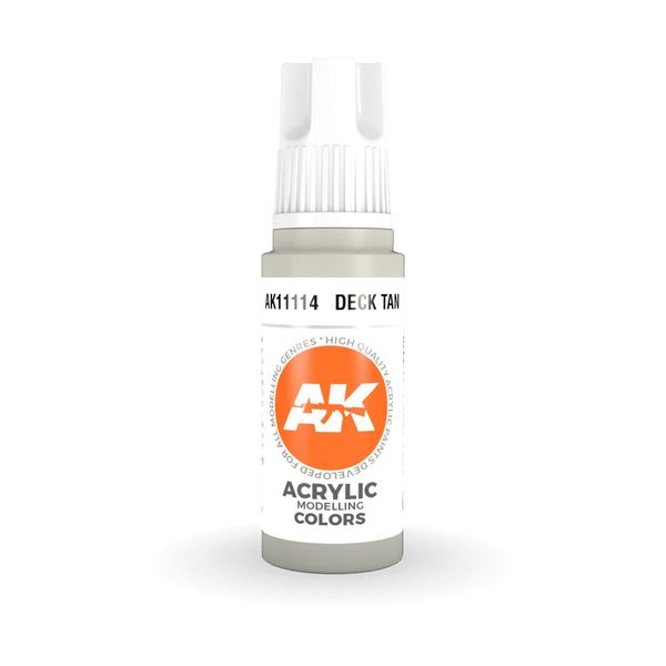 AK Interactive 3rd Gen Acrylic Deck Tan 17 ml