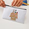 CafePress Snoopy Gingerbread House Snacking Zipper Makeup Pouch, 8.5"x6"
