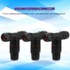 Tee Connector Cable Connector T Shape 3 pole Outside Cable Connector Cable External Sleeve Coupler for Cable