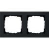 Gira 021209 Cover Frame 2f E2 Matt Black