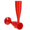 Product Pro 10 x Red Plastic Prosecco Flutes, Biodegradable 175ml Capacity
