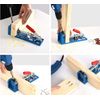 Pocket Hole Jig Kit Woodworking Drill Joinery Screw Angle Tool Carpentry Jig Bit
