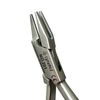 Premium German Stainless Orthodontic Aderer Plier 3 Prong Dental Wire Bending Plier Priple Beak Lab