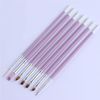 HappyHome Nail Brush Set, Round, Ultra Fine Liner, French Nail Art Brush, Gel Nail Brush, Set of 7