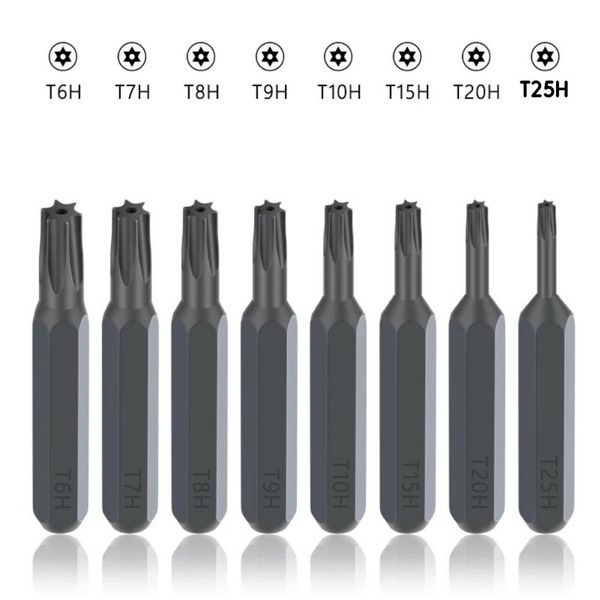 Micro Torx Screwdriver Bits Set TR6,T7,T8,T9H,