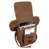 Rothco Canvas Map Case Shoulder Bag, Earth Brown, 12" x 8.5" x 4.5"