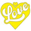 LOVE - vinyl wrap for shirts