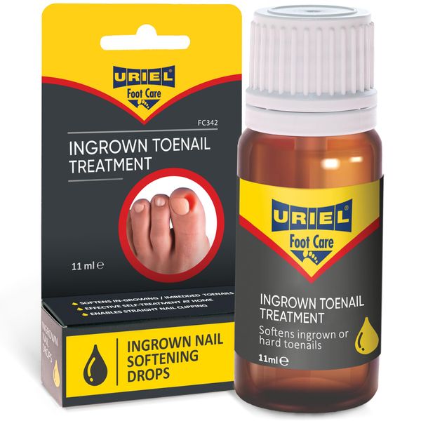 URIEL UPGRADED Ingrown Toenail Treatment, Ingrown Toenail Removal Kit, Ingrown Toenail Corrector, Ingrown Nail Kit, Ingrown Toenail Tools, Ingrown Toe Nail Remover Kit, 11ml Drops