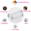 10 Pcs Aluminum Cabinet Door Drawer Handles Knobs Pull Handles Cupboard Closet Door Bow Shape Pull Handle (96MM)