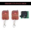 Door Access Control System Kit, 180KG Electric Magnetic Lock, 2 Remote Controls